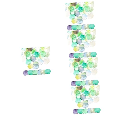 Homoyoyo 5 Sätze Künstliche Lotusblätter Acryl Dekoration Für Aquarien Teiche Und DIY Projekte Vielseitig Einsetzbar Für Kreative Arrangements Und Fotorequisiten 50 Stück * 5 von Homoyoyo