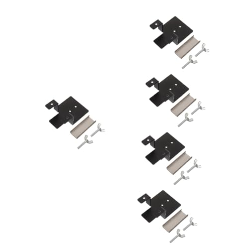 Homoyoyo 5 Sätze Matratzenhalter Matratzenstopper Bett Matratzengreifer Einzelmatratze Verhindert, DASS Die Matratze Verrutscht Befestigungselemente Für Matratzeneisen Black Stahlplatte von Homoyoyo