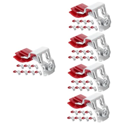 Homoyoyo 5 Sätze Spülbeckenmontageklemmen Verstellbare Clips Für Unterbaubare Spülen Einfach Zu Installierende Bohrfreie Befestigung Für Küche Badezimmer Und Waschküche 8 Stück * 5 von Homoyoyo