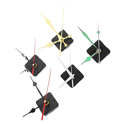 Homoyoyo 5 Sets Uhrwerk Uhrwerk Kit Rustikale Kleine Uhrwerke Für Uhrenteile Uhrenzubehör DIY Reparaturteile Ersatz DIY Uhren Kit Uhrwerk Ersatz Kunststoff von Homoyoyo