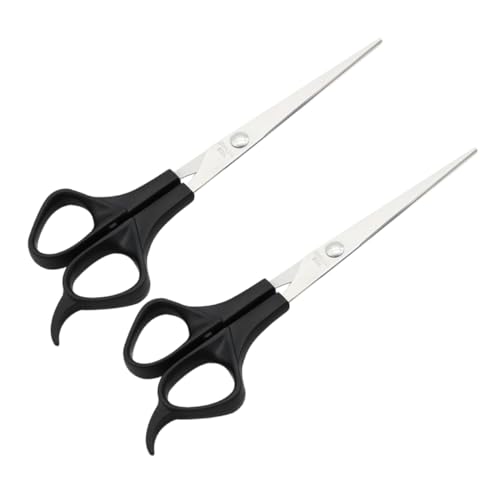 Homoyoyo 5 Stück Haarschneidescheren Professionelle Friseurscheren aus Gerade Haarscheren für Heimgebrauch Ergonomischer Griff für Salons und Zuhause von Homoyoyo