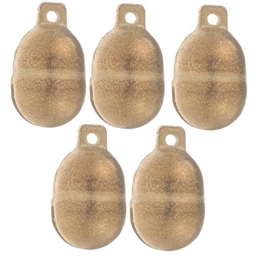 Homoyoyo 5 Stück Haustier halsbandglocken aus Robustem Kupfer Klare Laute Klanganhänger Langlebige Hundehalsband zubehör Kleine Glockenanhänger für Katzen und Hunde Einfache Befestigung Homoyoyo 5 Stück Haustier halsbandglocken aus Robustem Kupfer Klare Laute Klanganhänger Langlebige Hundehalsband zubehör Kleine Glockenanhänger für Katzen und Hunde Einfache Befestigung von Homoyoyo