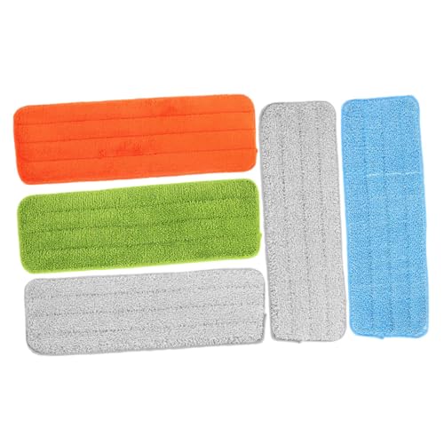 Homoyoyo 5 Stück Mop Ersatzbezüge aus Dickem Faservlies Waschbare und Wiederverwendbare Wischmopp Pads Starke Wasseraufnahme Passend für Haushalts Fasermopp zur Effektiven Bodenreinigung Homoyoyo 5 Stück Mop Ersatzbezüge aus Dickem Faservlies Waschbare und Wiederverwendbare Wischmopp Pads Starke Wasseraufnahme Passend für Haushalts Fasermopp zur Effektiven Bodenreinigung von Homoyoyo