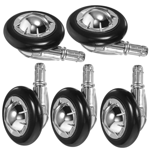 Homoyoyo 5 Stück Schwere Möbelrollen Bürostuhl Ersatzrollen aus PVC und Aluminiumlegierung Leise Drehbar Kratzfest für Hartböden Teppich Einfache Installation für Möbel Regale Werkbänke Homoyoyo 5 Stück Schwere Möbelrollen Bürostuhl Ersatzrollen aus PVC und Aluminiumlegierung Leise Drehbar Kratzfest für Hartböden Teppich Einfache Installation für Möbel Regale Werkbänke von Homoyoyo