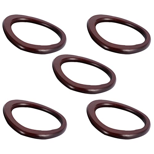 Homoyoyo 5 Stück Teiliges DIY Handtaschen Zubehör Holzgriffe für Taschen Langlebig und Leicht für Kreative Handwerksprojekte Passend Homoyoyo 5 Stück Teiliges DIY Handtaschen Zubehör Holzgriffe für Taschen Langlebig und Leicht für Kreative Handwerksprojekte Passend von Homoyoyo