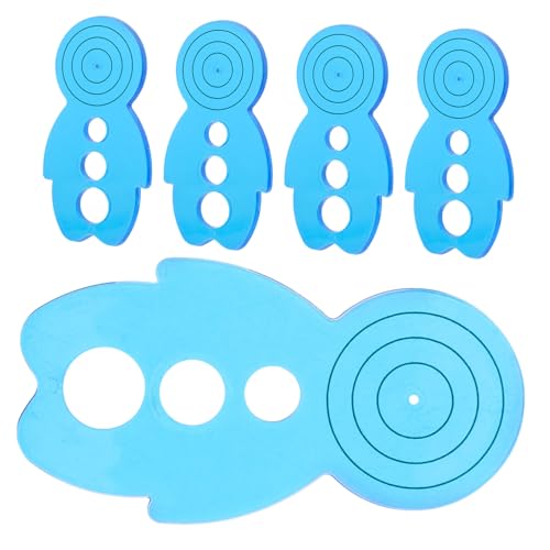 Homoyoyo 5 Stück Teiliges Doll Form Quilling Werkzeugset Papier Curling Halter für DIY Kunsthandwerk Vielseitiges Quilling Werkzeug für Effiziente Papierorganisation von Homoyoyo