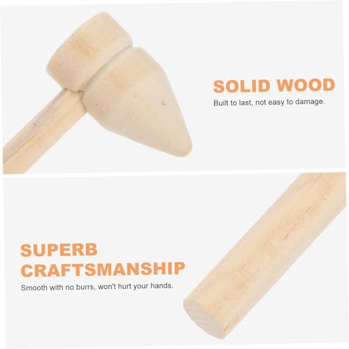 Homoyoyo 5 Stück Teiliges Kleiner Holzhammer für Multifunktional Ergonomisch Geformt Sicher mit Glatten Kanten für Bauklötze Archäologische Spiele Rollenspiele und Geburtstagsfeiern Homoyoyo 5 Stück Teiliges Kleiner Holzhammer für Multifunktional Ergonomisch Geformt Sicher mit Glatten Kanten für Bauklötze Archäologische Spiele Rollenspiele und Geburtstagsfeiern von Homoyoyo