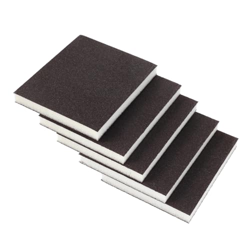 Homoyoyo 5 Stück Teiliges Körnung Doppelseitige Flexible Schwammschleifer für Möbel Holz Fliesen und Leicht Kompakt Handfreundlich für Manuelles Polieren und Glätten Homoyoyo 5 Stück Teiliges Körnung Doppelseitige Flexible Schwammschleifer für Möbel Holz Fliesen und Leicht Kompakt Handfreundlich für Manuelles Polieren und Glätten von Homoyoyo