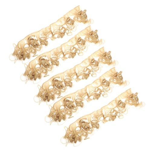 Homoyoyo 5 Stück Teiliges Lockige Puppenhaarperücken aus Hitzebeständiger Langlebig und Flexibel für DIY Puppenhaar Styling und Puppenherstellung Geeignet für Puppenkopf Frisieren und Homoyoyo 5 Stück Teiliges Lockige Puppenhaarperücken aus Hitzebeständiger Langlebig und Flexibel für DIY Puppenhaar Styling und Puppenherstellung Geeignet für Puppenkopf Frisieren und von Homoyoyo