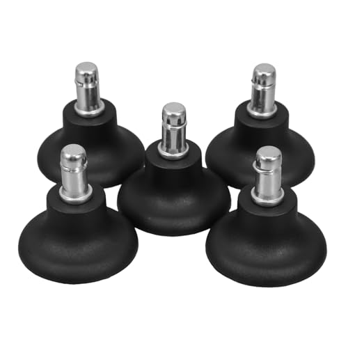 Homoyoyo 5 Stück Teiliges PU Bodengleiter für Bürostühle Festsitzende Gleiter Rutschfest Kratzschutz für Parkett und Teppich Stabile Sitzfläche Design von Homoyoyo