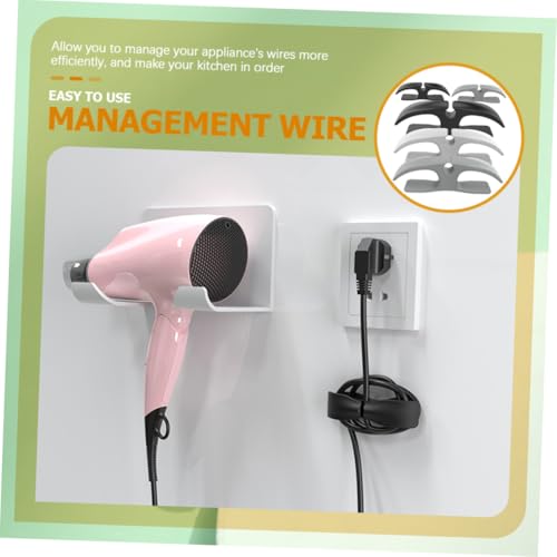 Homoyoyo 5 Stück Teiliges Selbstklebende Kabelhalter für Küchengeräte Praktischer Kabelorganisator für Lange Netzkabel Geeignet für Kaffeemaschinen Mixer Heißluftfritteusen und Weitere Homoyoyo 5 Stück Teiliges Selbstklebende Kabelhalter für Küchengeräte Praktischer Kabelorganisator für Lange Netzkabel Geeignet für Kaffeemaschinen Mixer Heißluftfritteusen und Weitere von Homoyoyo