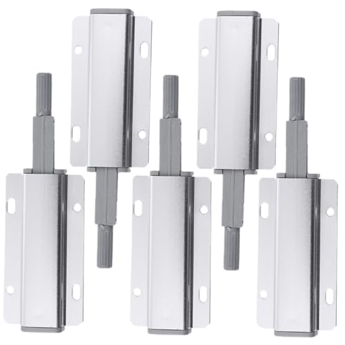 Homoyoyo 5 Stück Teiliges Türverschluss Aluminiumlegierung Magnetischer Druck schnäpper mit Langem Hub Langlebig und Robust für Schranktüren Kleiderschränke und Kommoden von Homoyoyo