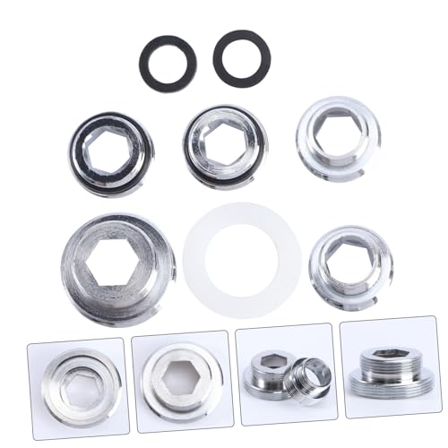 Homoyoyo 5 Stück Teiliges Wasserhahn adapter Kupfer Robust und Verschleißfest Kompatibel mit Küchen Badarmaturen Installieren Passend für Gartenschläuche Wasserfilter und Homoyoyo 5 Stück Teiliges Wasserhahn adapter Kupfer Robust und Verschleißfest Kompatibel mit Küchen Badarmaturen Installieren Passend für Gartenschläuche Wasserfilter und von Homoyoyo