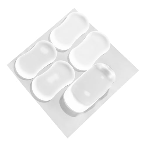 Homoyoyo 5 Stück Toilettensitz Teiliges Silikon Geräuschdämpfende für Toilettendeckel Rutschfest Installieren Passend für Toiletten von Homoyoyo