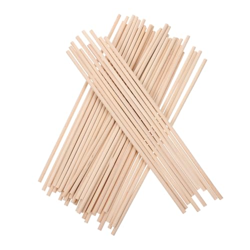 Homoyoyo 50 Stück DIY Holzstäbchen Lang Zylindrische Holzleisten Bastelstäbe mit Glatter Oberfläche für Kreative Bastelprojekte und Erwachsene Geeignet Homoyoyo 50 Stück DIY Holzstäbchen Lang Zylindrische Holzleisten Bastelstäbe mit Glatter Oberfläche für Kreative Bastelprojekte und Erwachsene Geeignet von Homoyoyo