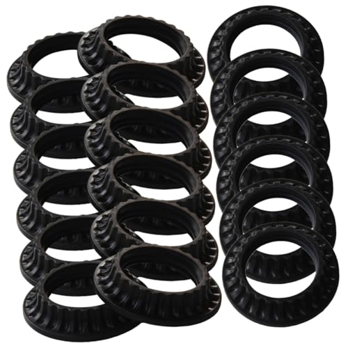 Homoyoyo 50 Stück Lampenschirm Sicherungsringe aus Feuerfestem Nylon Rutschfeste Lampenfassung Halteringe Langlebige Praktische Lampenschirm Kragen zur Sicheren Befestigung von Homoyoyo