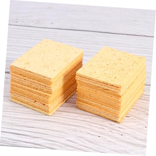 Homoyoyo 50 Stück Lötkolben Schwämme Gelb Hochtemperaturbeständig Leicht Tragbar Lötspitzenreiniger für Professionelle Lötkolbenreinigung und Zinnrückstände Entfernen für Werkstatt und Homoyoyo 50 Stück Lötkolben Schwämme Gelb Hochtemperaturbeständig Leicht Tragbar Lötspitzenreiniger für Professionelle Lötkolbenreinigung und Zinnrückstände Entfernen für Werkstatt und von Homoyoyo