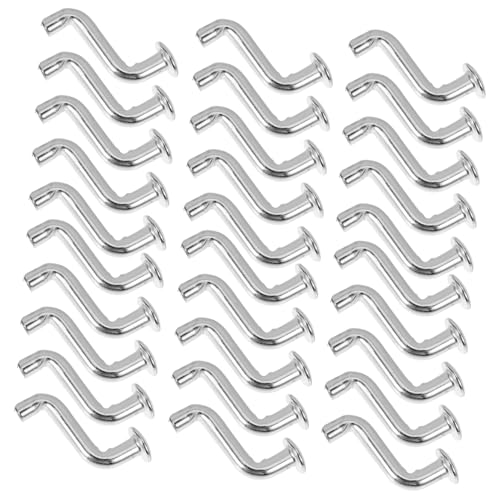 Homoyoyo 50 Stück Palettenregal Sicherheitssplinte Heavy Duty Clips mit Flachkopf nieten J Stiften Sicherungsstift für Lagerregale Extra Stabil Robust von Homoyoyo