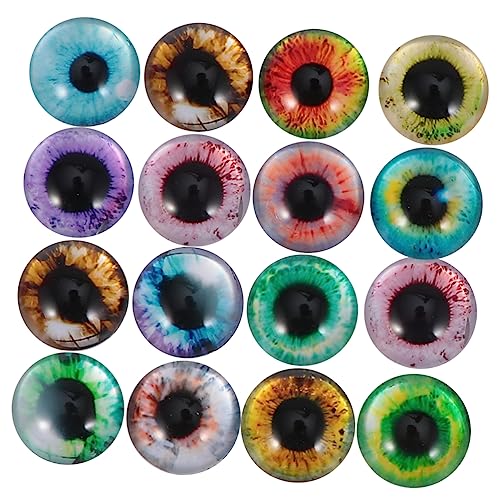 Homoyoyo 50 Stück Patches Augenmuster DIY Schmuckzubehör für Kreative Projekte Vielseitig Einsetzbar für Schmuck Uhren und Dekorationen von Homoyoyo