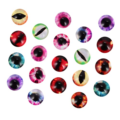 Homoyoyo 50stücke Puppen-glas-patches Simulierte Puppenaugen Glasaugen Für Bastelprojekte Diy-augen Zum Ankleben Augäpfel Für Puppenherstellung Polymer-projekte Puppen-augen-dekoration von Homoyoyo