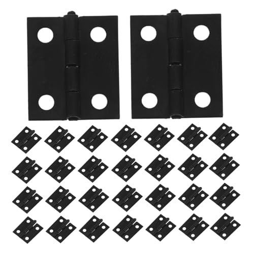 Homoyoyo 50 Stück Teiliges Mini-scharnier Kleine Vintage Metallscharniere für Holzboxen Schmuckkästchen Puppenhaus Türen Modellbau und DIY Bastelprojekte Einfache Montage Vielseitig Homoyoyo 50 Stück Teiliges Mini-scharnier Kleine Vintage Metallscharniere für Holzboxen Schmuckkästchen Puppenhaus Türen Modellbau und DIY Bastelprojekte Einfache Montage Vielseitig von Homoyoyo
