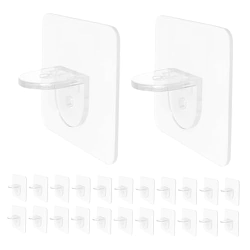 Homoyoyo 50 Stück Teiliges Transparent aus Robustem Material Stabile Einlegebodenhalter für Holzregale Verstellbar und Tragfähig für Küchenmöbel Kleiderschrank und Bücherregale Homoyoyo 50 Stück Teiliges Transparent aus Robustem Material Stabile Einlegebodenhalter für Holzregale Verstellbar und Tragfähig für Küchenmöbel Kleiderschrank und Bücherregale von Homoyoyo