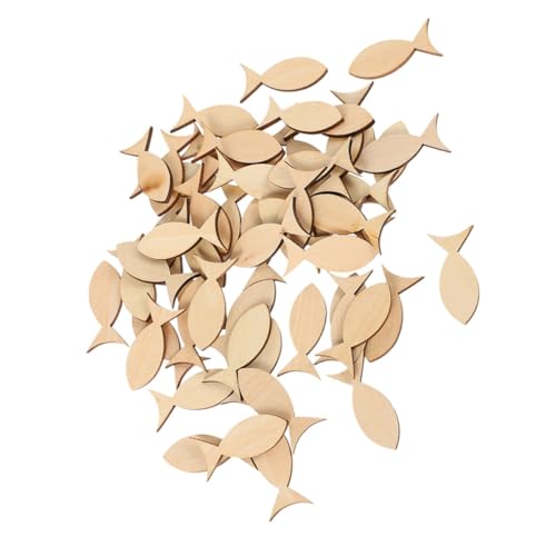Homoyoyo 50 Stück Unlackierte Holzfisch Ausschnitte DIY Bastelset für Kreative Holzverzierungen zum Bemalen und Gestalten von Dekorationen für Partys und Anlässe Homoyoyo 50 Stück Unlackierte Holzfisch Ausschnitte DIY Bastelset für Kreative Holzverzierungen zum Bemalen und Gestalten von Dekorationen für Partys und Anlässe von Homoyoyo