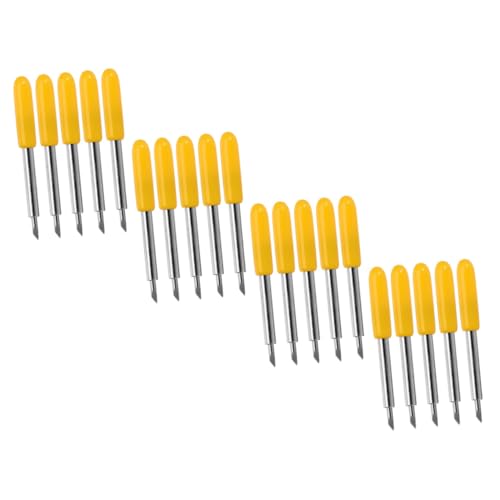 Homoyoyo 50 Stück Vinyl Plotter Schneideklingen Gelb Präzisionsmesser Ersatzklingen für Selbstklebende Folien Reflektierende Folien Fensterfolien und Dünnes Material Kompatibel mit Meisten Homoyoyo 50 Stück Vinyl Plotter Schneideklingen Gelb Präzisionsmesser Ersatzklingen für Selbstklebende Folien Reflektierende Folien Fensterfolien und Dünnes Material Kompatibel mit Meisten von Homoyoyo