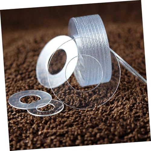 Homoyoyo 500 Stück PVC Dichtungsringe für Waschbecken Montage Transparente Hitzebeständige Unterlegscheiben für Wasserhahn Reparatur Isolierende Stoßdämpfende Dichtungsringe von Homoyoyo
