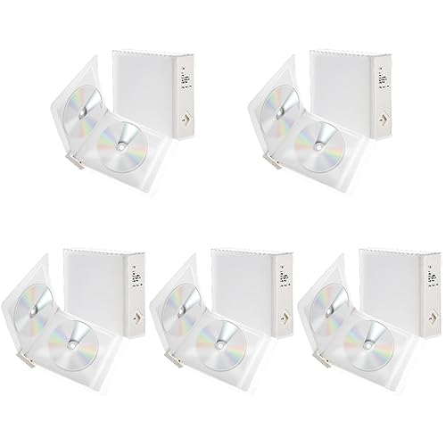 Homoyoyo 5St Aufbewahrungskiste Geldbeutelhalter CD-Halter Vitrine Vitrine CD-Booklet-Ordner Handtasche Stehen Halter für CD-Hülle Disc-Hülle Lampe gewidmet Veranstalter Manager PVC von Homoyoyo