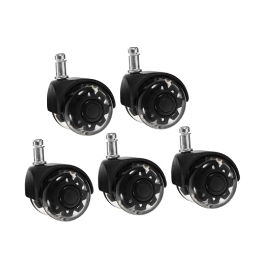 Homoyoyo 5Stücke Bürostuhlrollen Ergonomische Ersatzräder für Schreibtischstühle Drehfunktion Langlebig und Leicht Montierbar Hartböden und Fliesen Homoyoyo 5Stücke Bürostuhlrollen Ergonomische Ersatzräder für Schreibtischstühle Drehfunktion Langlebig und Leicht Montierbar Hartböden und Fliesen von Homoyoyo