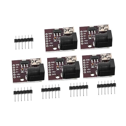 Homoyoyo 5Stücke Mini USB Stromversorgungsmodul Power Interface Board mit Überlastschutz Langlebige und Sichere Materialien für Effiziente Anwendungen Homoyoyo 5Stücke Mini USB Stromversorgungsmodul Power Interface Board mit Überlastschutz Langlebige und Sichere Materialien für Effiziente Anwendungen von Homoyoyo