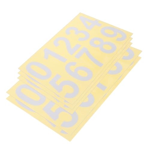 Homoyoyo 5Stücke Reflektierende Nummernaufkleber Selbstklebende Hausnummern für Briefkästen Türen und Mülleimer für Verbesserte Sichtbarkeit und Einfache Anwendung Homoyoyo 5Stücke Reflektierende Nummernaufkleber Selbstklebende Hausnummern für Briefkästen Türen und Mülleimer für Verbesserte Sichtbarkeit und Einfache Anwendung von Homoyoyo