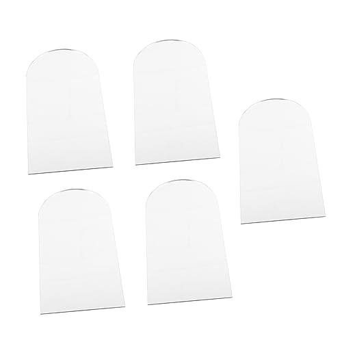 Homoyoyo 5stücke Unregelmäßige Acryl Makeup Spiegel Handgemachte Kosmetikspiegel Für Tisch Schlafzimmer Büro Hochwertige Reflektierende Oberfläche von Homoyoyo