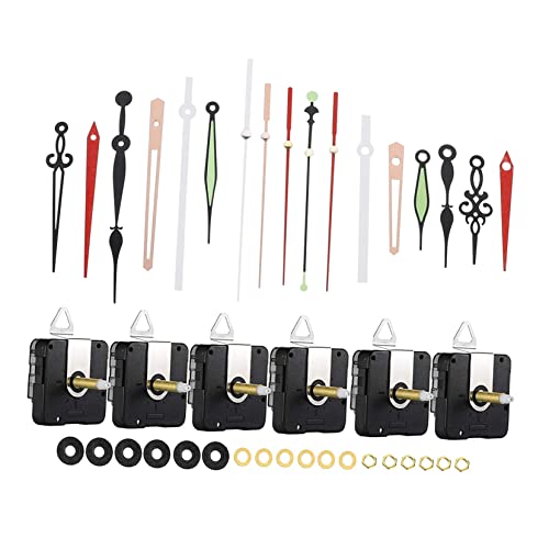 Homoyoyo 6 Sätze Hochdrehmoment Uhrwerk Set Teiliges Ersatzmechanismus für Wanduhr Langlebige DIY Uhrwerk Teile Geeignet für Verschiedene Uhrendesigns Wohnräumen und Homoyoyo 6 Sätze Hochdrehmoment Uhrwerk Set Teiliges Ersatzmechanismus für Wanduhr Langlebige DIY Uhrwerk Teile Geeignet für Verschiedene Uhrendesigns Wohnräumen und von Homoyoyo