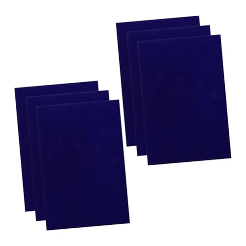 Homoyoyo 6 Selbstklebende Beflockungsblätter: Ersatz-beflockungsfutter Für Schmuckschatullen Und Schubladen Im Format A4 – Polstereinlage Für Geschenkboxen von Homoyoyo