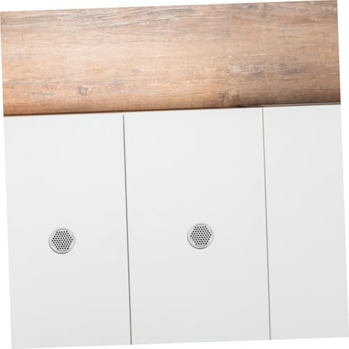 Homoyoyo 6 Stück Edelstahl Lüftungsabdeckung Rund Möbel Belüftungsschutz Ventilationsgitter für Schrank Kleiderschrank Schuhschrank Einfache Montage Langlebig von Homoyoyo