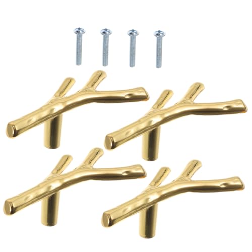 Homoyoyo 6 Stück Goldfarbene Möbelgriffe Vintage Branch Design Zinklegierung Schubladengriffe für Küchenschränke Kommoden Kleiderschränke Retro Stil Robuste Türgriffe Homoyoyo 6 Stück Goldfarbene Möbelgriffe Vintage Branch Design Zinklegierung Schubladengriffe für Küchenschränke Kommoden Kleiderschränke Retro Stil Robuste Türgriffe von Homoyoyo
