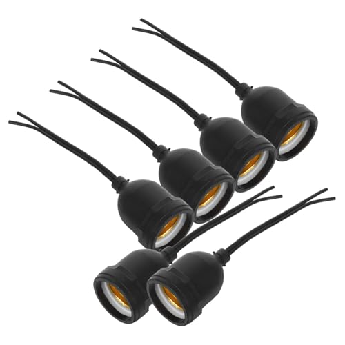 Homoyoyo 6 Stück Hitzebeständige Basis mit Vintage Finish für Pendelleuchten für Industrielle Loft und Beleuchtung von Homoyoyo