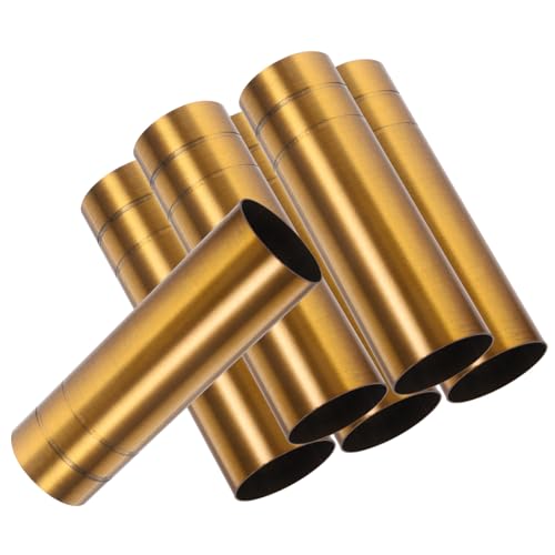 Homoyoyo 6 Stück Lampensockel Abdeckungen aus Metall in Antikbronze Kronleuchter Hülsen Kerzenfassungsschutzhüllen für Deckenleuchten Praktische Lampenhalter Zubehör für DIY Lichtdesign von Homoyoyo
