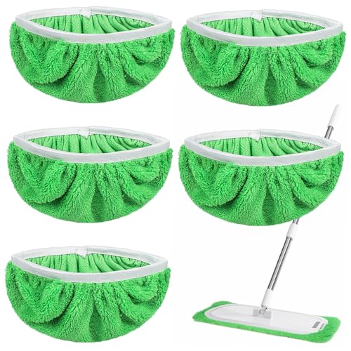 Homoyoyo 6 Stück Mikrofaser Mop Pads Teiliges Waschbare Wischmopp Bezüge für Hartholzböden Schonende Rutschfeste Hochabsorbierend Wiederverwendbar Homoyoyo 6 Stück Mikrofaser Mop Pads Teiliges Waschbare Wischmopp Bezüge für Hartholzböden Schonende Rutschfeste Hochabsorbierend Wiederverwendbar von Homoyoyo