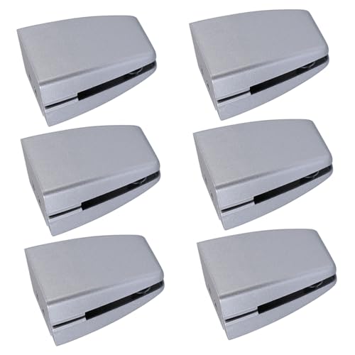 Homoyoyo 6 Stück Teiliges Aluminiumlegierung Schreibtisch glasklemmen mit Flachem Boden für Stabile Befestigung von Sichtschutz trennwänden Vielseitig für Büro Klassenzimmer und Homoyoyo 6 Stück Teiliges Aluminiumlegierung Schreibtisch glasklemmen mit Flachem Boden für Stabile Befestigung von Sichtschutz trennwänden Vielseitig für Büro Klassenzimmer und von Homoyoyo