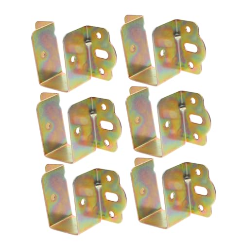 Homoyoyo 6 Stück Teiliges Bettrahmen halterungsset aus Dickem U förmige Bettbalkenstütze Robuste zur Stabilen Lattenrostbefestigung Einfache Montage und Langlebige Konstruktion Homoyoyo 6 Stück Teiliges Bettrahmen halterungsset aus Dickem U förmige Bettbalkenstütze Robuste zur Stabilen Lattenrostbefestigung Einfache Montage und Langlebige Konstruktion von Homoyoyo