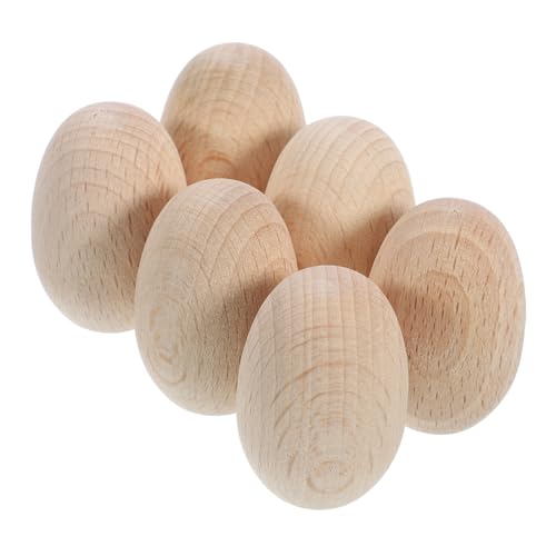 Homoyoyo 6 Stück Teiliges Holzeier aus Buchenholz zum Bemalen DIY Ostereier Dekoration Glatte Oberfläche Robust und Handlich Kreative Bastelidee für Ostern und Wohnraumgestaltung Homoyoyo 6 Stück Teiliges Holzeier aus Buchenholz zum Bemalen DIY Ostereier Dekoration Glatte Oberfläche Robust und Handlich Kreative Bastelidee für Ostern und Wohnraumgestaltung von Homoyoyo
