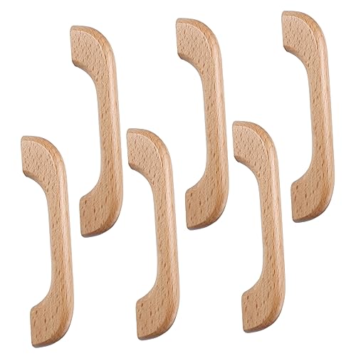 Homoyoyo 6 Stück Teiliges Holzgriffe für Schränke Praktische Schubladengriffe mit Lochabstand Elegante Möbelknöpfe für Kommoden Kleiderschränke und Homoyoyo 6 Stück Teiliges Holzgriffe für Schränke Praktische Schubladengriffe mit Lochabstand Elegante Möbelknöpfe für Kommoden Kleiderschränke und von Homoyoyo