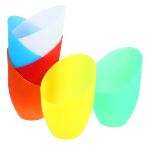 Homoyoyo 6 Stück Teiliges Kleiner Lampenschirme Öffnung Retro Stil Bunte Kunststoff Lampenabdeckungen für Innenbeleuchtung Geeignet für Steh Tisch und Wandlampen von Homoyoyo