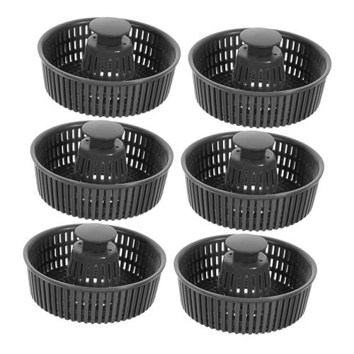 Homoyoyo 6 Stück Teiliges Küchen Spüle Siebkorb Abflussfilter Kunststoff Korrosionsfrei Installieren Verstopfungsschutz Für Waschbecken Badewanne Badezimmer von Homoyoyo