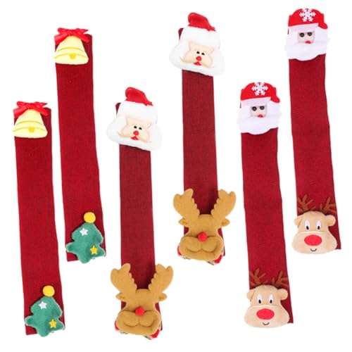 Homoyoyo 6 Stück Teiliges Kühlschrankgriffabdeckungen Weihnachtsdeko Schützer für Mikrowellen und Küchengeräte Fingerabdruckschutz für Festtags Homoyoyo 6 Stück Teiliges Kühlschrankgriffabdeckungen Weihnachtsdeko Schützer für Mikrowellen und Küchengeräte Fingerabdruckschutz für Festtags von Homoyoyo