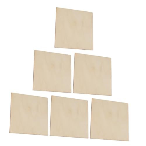Homoyoyo 6 Stück Teiliges Quadratische Holzrohlinge Blanke Holzscheiben zum Basteln DIY Holzplatten Bemalbar Naturbelassen Glatte Oberfläche für Malerei und Holzkunst Homoyoyo 6 Stück Teiliges Quadratische Holzrohlinge Blanke Holzscheiben zum Basteln DIY Holzplatten Bemalbar Naturbelassen Glatte Oberfläche für Malerei und Holzkunst von Homoyoyo