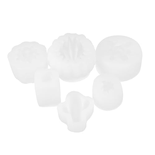 Homoyoyo 6 Stück Teiliges Silikon kerzenform Sukkulenten Kaktus design Flexible Wiederverwendbare DIY Kerzenform für Anfänger Vielseitig für Kerzen Seife und Eiswürfel von Homoyoyo